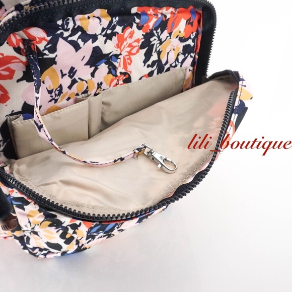 NWT Kipling BP4361 Seoul Go Backpack Laptop Travel Bag Polyester Splashy Posies - Picture 6 of 12